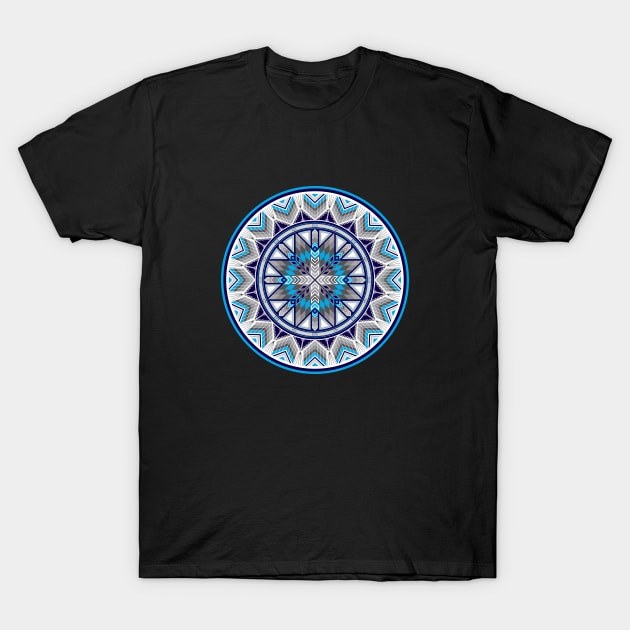 Sacred Places (Blue) T-Shirt by melvinwareagle